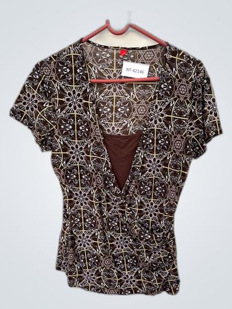 Unbranded Printed Wrap Blouse