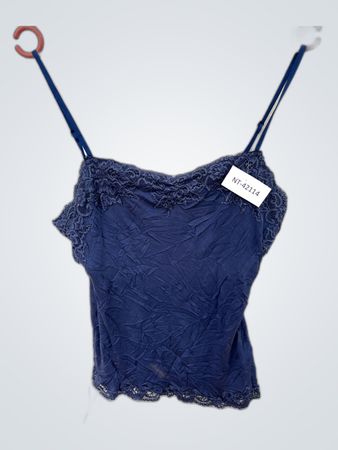 The Limited Navy Lace Trim Camisole