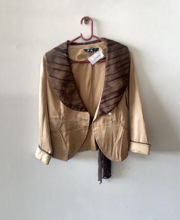 F&F Beige Satin Blazer