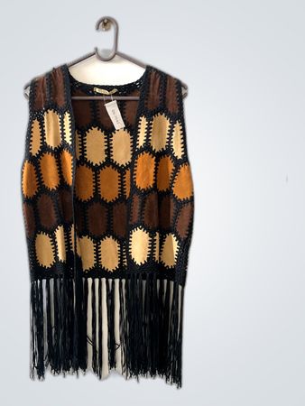 Moschino Knitted Fringe Vest