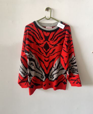 Arielle Tiger Pattern Sweater