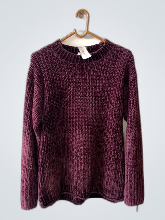 Purple Knit Sweater