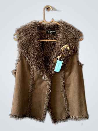 Brown Fur Vest