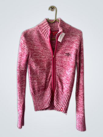 EDC Pink Zip-Up Cardigan