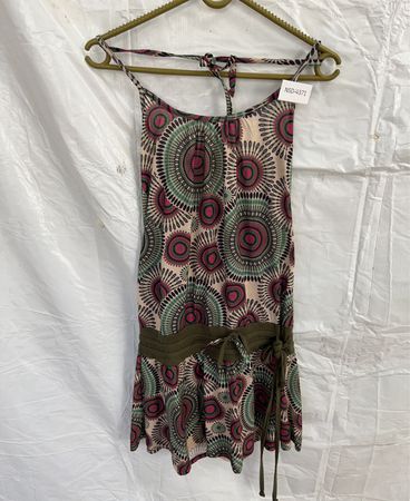 Printed Halter Mini Dress