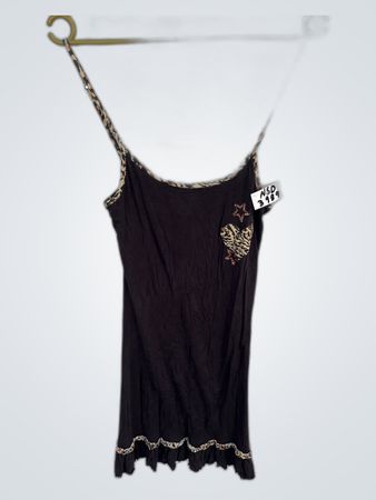 Brown Sugar Deluxe Black Camisole