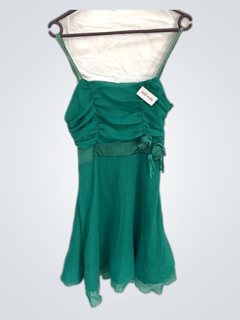 Green Ruffled Dress