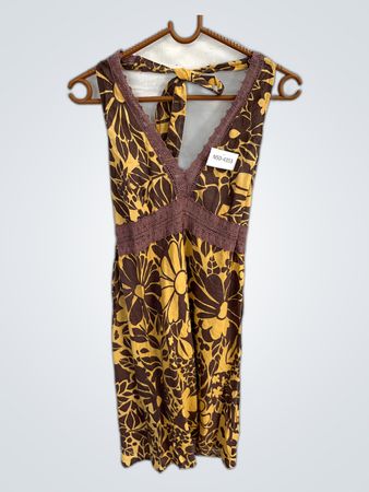 Floral Halter Mini Dress