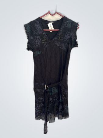 Lafayette Paris Black Lace Mini Dress
