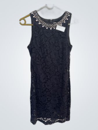 Marie Lund Black Lace Party Dress