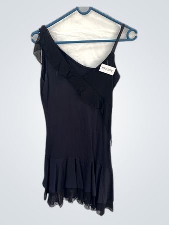 Black Ruffled Dress