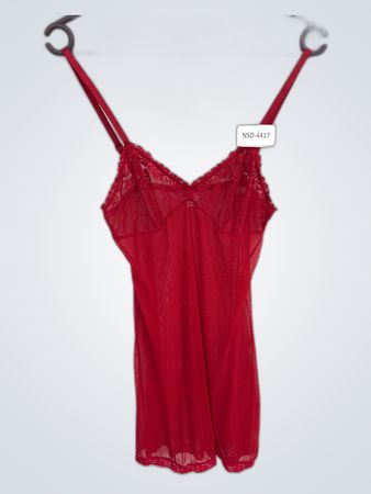 Red Lace Chemise
