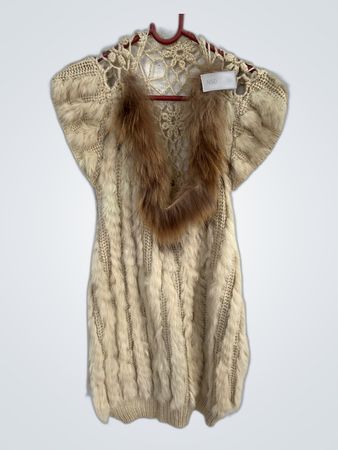 Crochet Fuzzy Vest