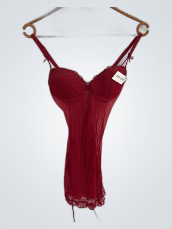 Red Lace Bodysuit