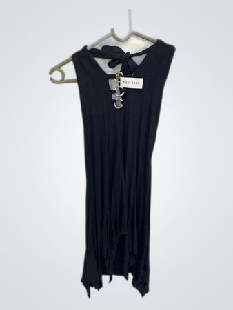Black Halter Neck Sleeveless Top