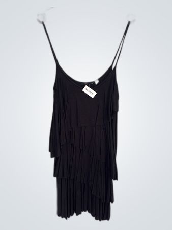 Black Fringe Dress