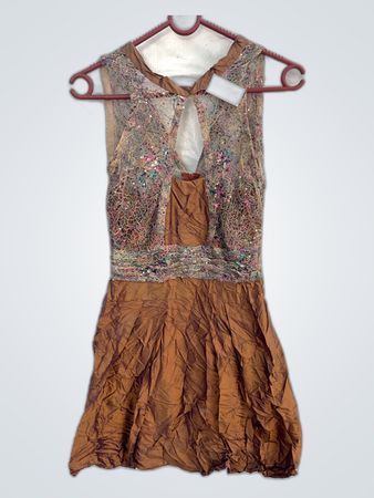 Brown Sequined Dress