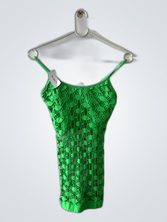 Green Crochet Top