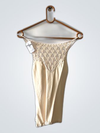 Beige Lace Dress