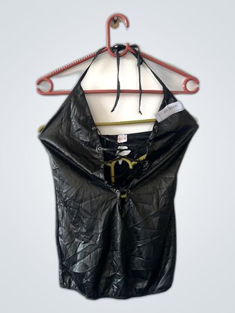 Black Leather Vest