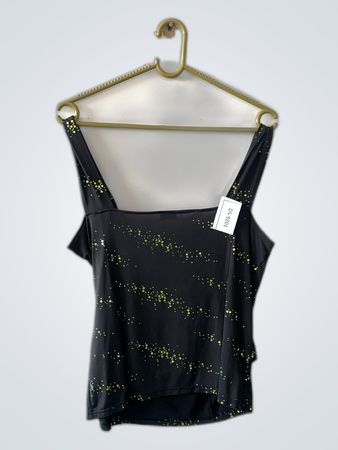 ASOS Design Black Printed Tank Top