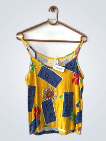 Yellow Floral Camisole