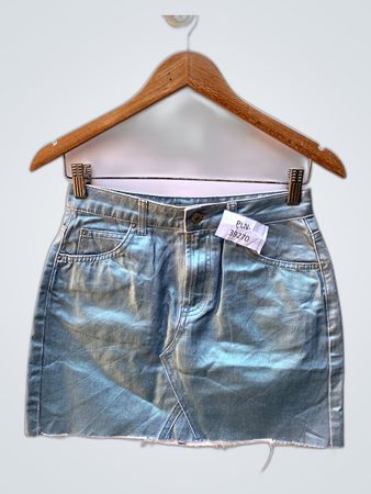 Topshop MOTO Denim Mini Skirt