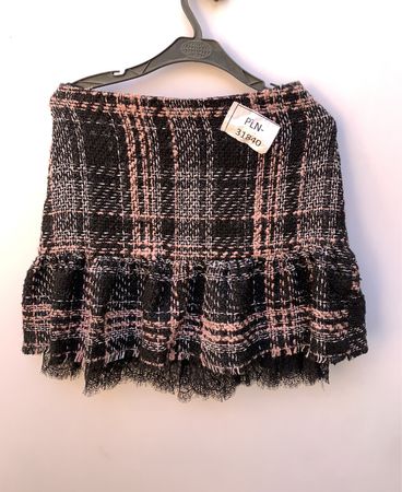 Zara Plaid Skirt