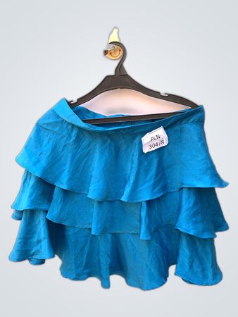 Blauer Rüschensrock