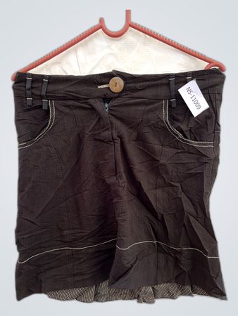 H&M Black Pinstripe Mini Skirt