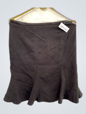 Zara Black Flared Mini Skirt