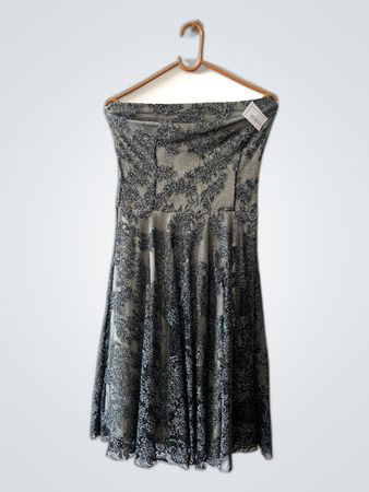 Unbranded Strapless Lace Midi Dress