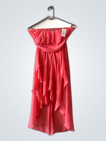 ASOS Strapless Coral Mini Dress