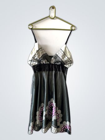Floral Satin Slip Dress
