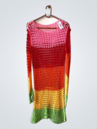 Unbranded Multicolor Striped Knit Sweater