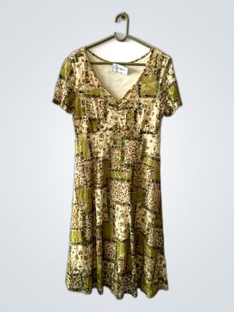Airisa Floral Patchwork Dress