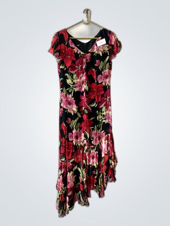 G.W. Floral Chiffon Dress