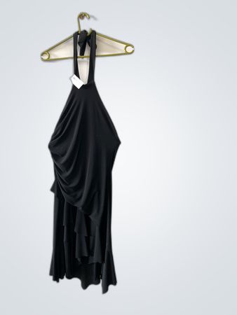 Black Halter Neck Dress