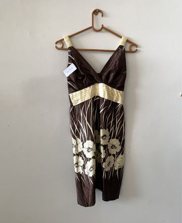 Floral Satin Mini Dress