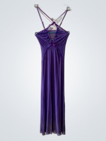Purple Lace Slip Dress
