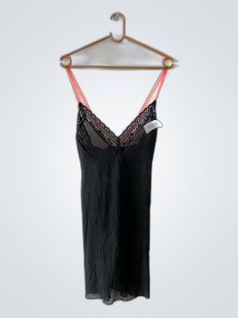 Black Lace Slip Dress