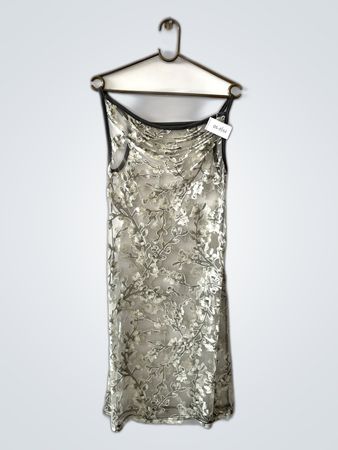 Unbranded Sheer Floral Lace Slip Dress