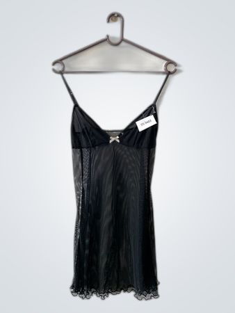 Black Sheer Mesh Camisole