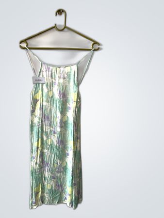 Printed Spaghetti Strap Mini Dress