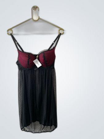 Black and Red Lingerie Dress