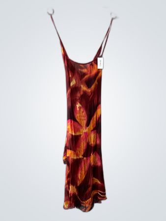 Sheer Floral Slip Mini Dress