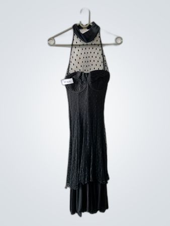 Black Mesh Dress