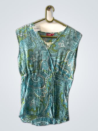 Outfit Printed Wrap Blouse