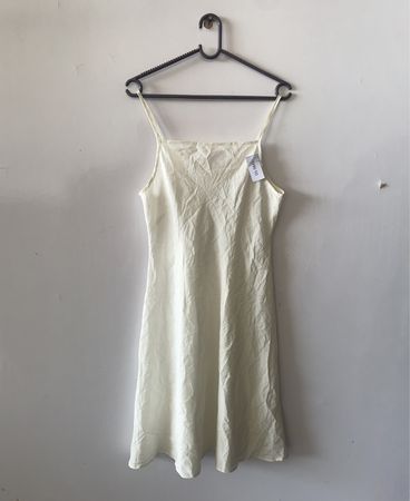 Zara White Slip Dress