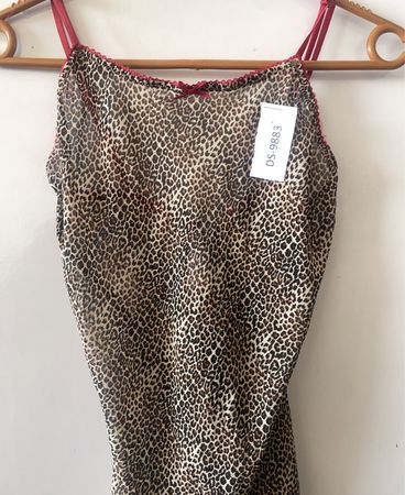 Leopard Print Slip Dress